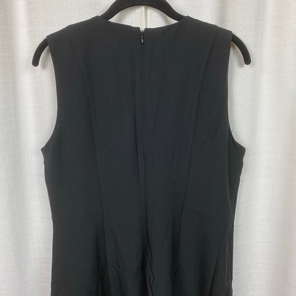 Banana Republic Black Sculpted Knee Length Sheath Dress Sz.10 NWT - Picture 10 of 15
